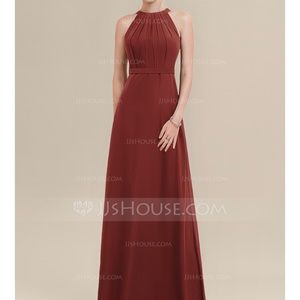 Rust colored formal /bridesmaids dress
